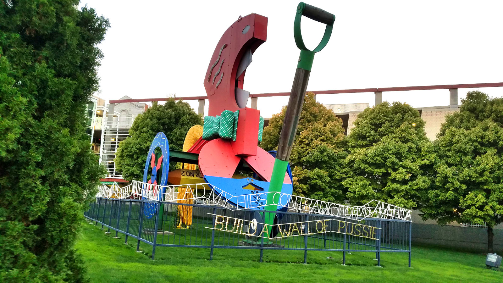 The Politician: A Toy, front fence